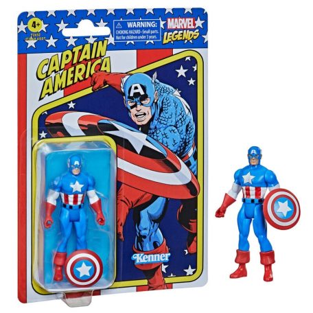 Marvel Legends Retro Amerika Kapitány figura 9,5cm