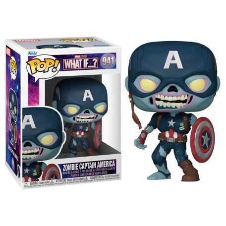 Funko POP Marvel What If: Zombie Captain America (941)