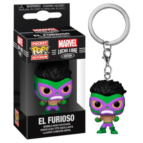 Pocket POP! Luchadores Hulk El Furioso kulcstartó